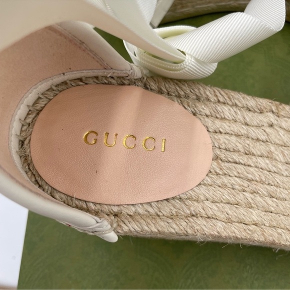 Women’s Gucci wedge multicolor espadrilles size 39 made in Spain - Picture 4 of 7
